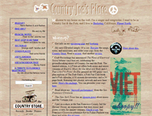 Tablet Screenshot of countryjoe.com